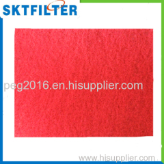 Coarse filter mat with addhesive treatment(hard type)