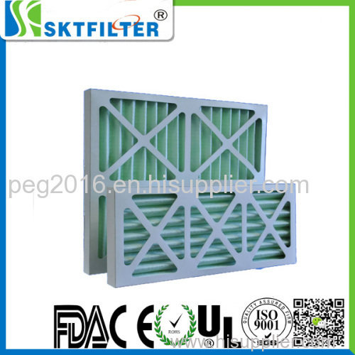 Pleated air pre filter