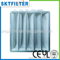 Synthetic fiber pocket pre-filter