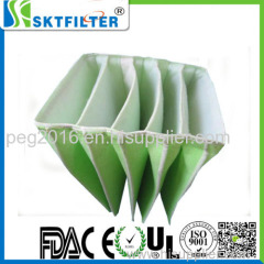 Synthetic fiber filter bag