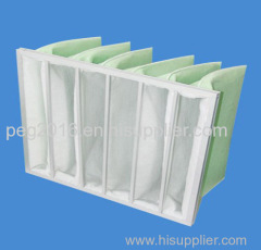 Synthetic fiber filter bag