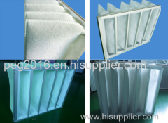 Synthetic fiber filter bag