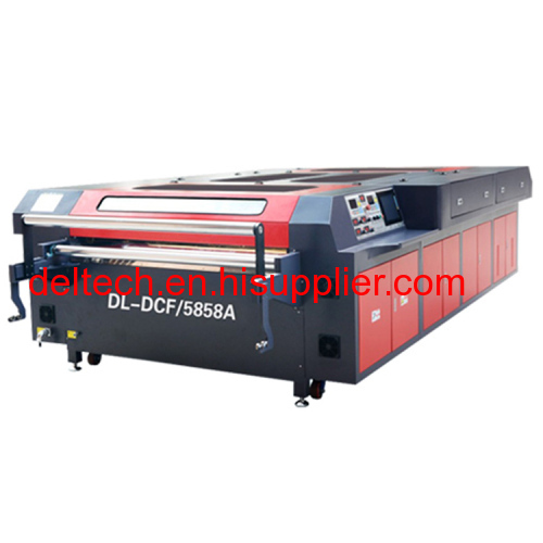 Automatic drawing line and laser cutting machine