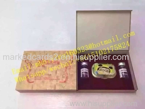 2018 Grade C contact lenses for poker cheat/UV perspective glasses/invisible ink/cheat in gamble/cards cheat/marked card