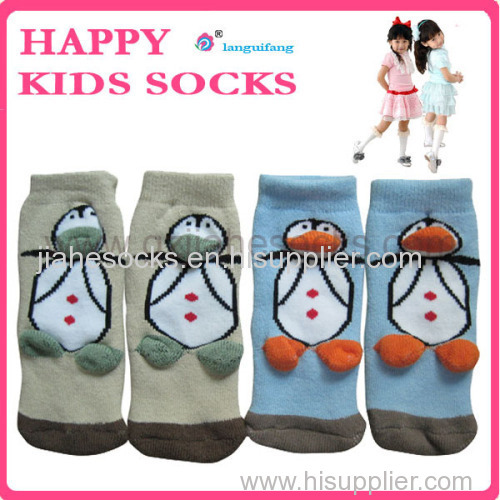 Lovely Terry Baby Tube Socks Wholesale Custom Non-Slip Kids Cotton Socks