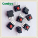 ON-ON-OFF Flashlight Button Switch/flashlight switch/mini plastic latching push button switch