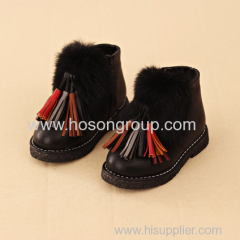Winter Warm Kid's Boots With Zipper