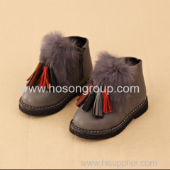 Winter Warm Kid's Boots With Zipper