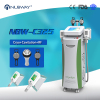 Hot promotion!!! -15℃ Dual Cryo handles Cryolipolysis +ultrasonic+Vacuum+RF cryotherapy Cool Body Sculpting Machine