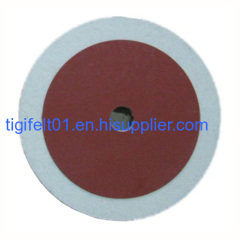 Durable felt polishing wheels for stone