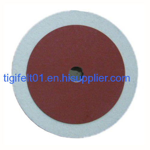 Durable felt polishing wheels for stone