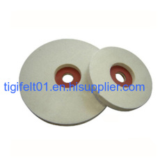 Durable felt polishing wheels for stone