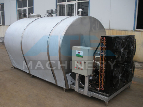 Sanitary Bulk Milk Cooling Tank 2000liter Fresh Milk Cooling Tank