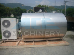 2000L Sanitary to 5000L (elliptical milk cooling tank) Horizontal Milk Cooling Tank