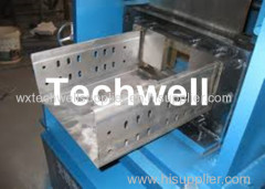 Chain Drive Economic Cable Tray Roll Forming Machine With IP55 Motor Protection TW-CBT300