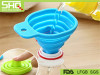 Wholesale eco friendly kitchen accessories Wine Oil silicone foldable funnel