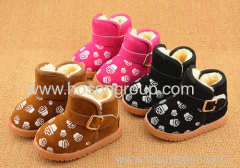 Boys and girls warm ankle boots