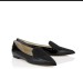 New style pointy toe bowtie flat shoes