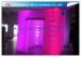 Pink Portable Inflatable Photo Booth Enclosure LED lighting 16 Colors