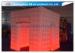 Popular Oxford Material Square Inflatable Photo Booth Kiosk Tent With Led