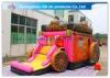 Giant Outdoor Car Inflatable Princess Bouncy Castle With Slide For Children Toys