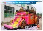 Giant Outdoor Car Inflatable Princess Bouncy Castle With Slide For Children Toys