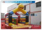 Monkey Theme Inflatable Jumping Bouncer Castle For Children Playing Colorfully