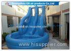 Tropical Swiming Pool Huge Inflatable Water Slides For Rent In Hot Summer Games