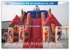 Customized Big Inflatable Water Slides With Clown Image For Amusement Park