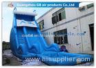 Blue Dolphin Inflatable Rental Water Slides Bounce House For Big Kids / Teenagers