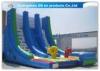 OEM Island Theme Inflatable Water Slides For Teenagers In Graden / Park / Backyard