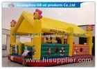 Sunflower Waterproof Inflatable Amusement Park 0.55mm PVC Tarpaulin For Kids Playing