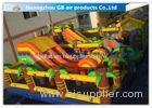 Moonwalk Inflatable Amusement Park Fun City Jumping Castle For Kids Sliding