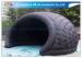 Flame Retardant Black Nylon Inflatable Air Tent Inflatable Helmet Tunnel for Event / Travel