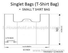 plastic bag t-shirt bag