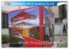 Fire - Proof Red Inflatable Cube Tent Custom Printed Tent for Advertising