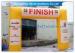 Yellow Inflatable Finish Arch With Blower 0.6mm PVC Tarpaulin