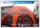 Orange Inflatable Spider Tent With 8 Legs Weather - Resistant ODM / OEM