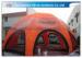 Orange Inflatable Spider Tent With 8 Legs Weather - Resistant ODM / OEM