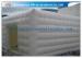 Double Stitching Whiten Inflatable Lawn Tent With Cube Bubble / Square Structure