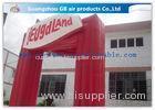 Waterproof Commercial Custom Inflatable Arch Red Gateway Square for Amusement Park / School