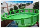 Green Round Inflatable Sports Games / Inflatable Baseball Field for Outdoor Events