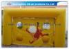 Popular Yellow Small Inflatable Soccer Game For Football Throwing Exercise