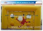 Popular Yellow Small Inflatable Soccer Game For Football Throwing Exercise