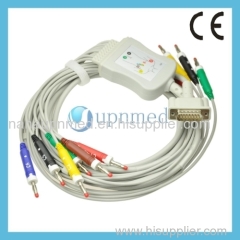 Philips M3703C 10 lead ekg cable IEC