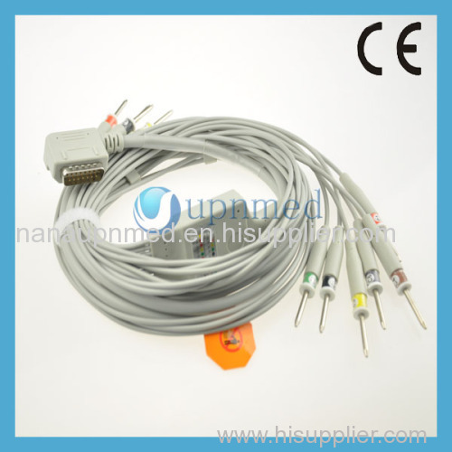 PC-109 Kenz 10 lead ekg cable Din 3.00mm IEC