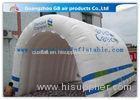 Customizable White Inflatable Portable Spray Booth Tent Quadruple Sewing With Printing