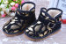 Feather Print Upper Children Boots