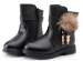 Girls PU leather ankle boots