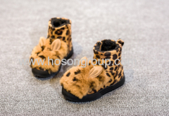 Leopard Print Children Boots